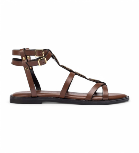 Til kvinder. AB-1401_941_9332 Eos-sandaler i , brune (35), 1-3 cm, Spænder, Casual - Wonders - Modalova