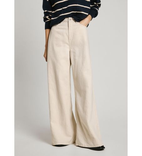 Til kvinder. PL204740TC9 Jeans i bred pasform Jaimy (33/32), Casual, Bomuld, Denim, Bæredygtig - Pepe Jeans - Modalova
