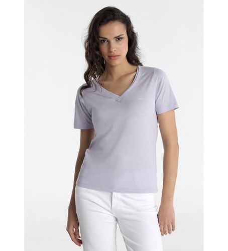 Til kvinder. 422652498 kortærmet t-shirt (XS), Casual, Bomuld, Korte ærmer - Lois Jeans - Modalova