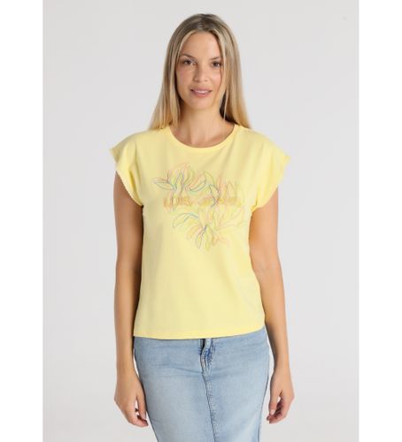 Til kvinder. 423062683 Kortærmet t-shirt (XS), Casual, Bomuld, Korte ærmer - Lois Jeans - Modalova