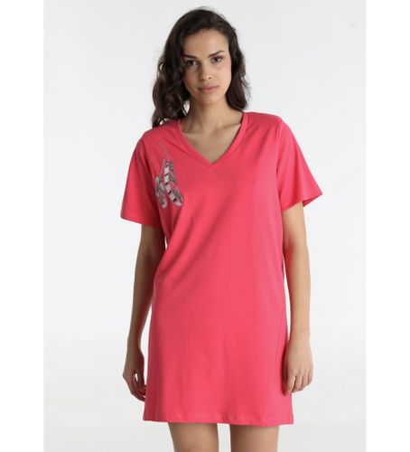 Til kvinder. 448322693 Kort kjole (XS), Casual, Bomuld, Korte ærmer - Lois Jeans - Modalova