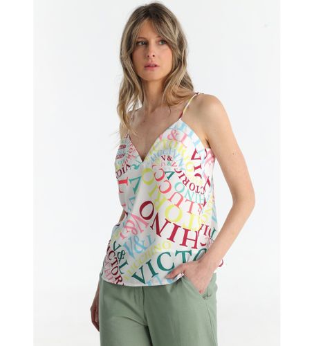 Til kvinder. 330438149 top i lingeri-stil (XS), Casual, Polyester, Uden ærmer/stropper - Victorio & Lucchino, V&L - Modalova
