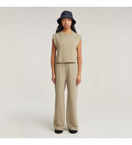 Til kvinder. D26101-B771-C626 Jumpsuit med brede ben og dobbelt lag (XS), Casual, Korte ærmer, Økologisk bomuld, Bæredygtig - G-Star - Modalova