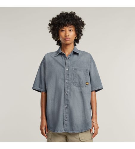 Til kvinder. D26594-D944-H134 Afslappet skjorte (XS), Casual, Korte ærmer, Økologisk bomuld, Bæredygtig - G-Star - Modalova