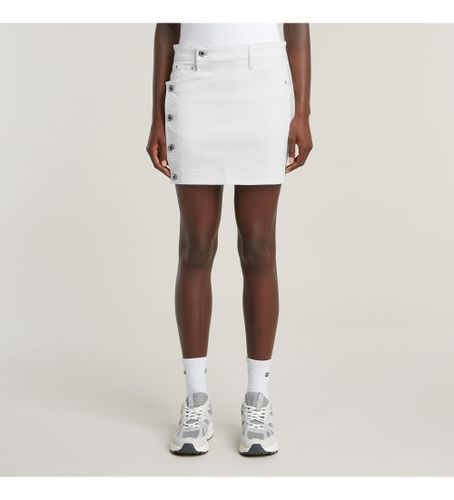 Til kvinder. D26012-C106-G377 Miniskirt med gennemgående knapper, (23), Casual, Økologisk bomuld, Bæredygtig - G-Star - Modalova