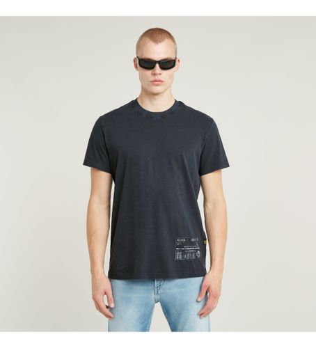 Til mænd. D26050-C756-D418 Shipping navy T-shirt (S), Casual, Korte ærmer, Økologisk bomuld, Bæredygtig - G-Star - Modalova