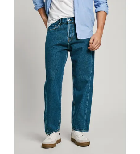 Til mænd. PM207705EF2 Barrel jeans i loose fit (38/30), Casual, Denim, Bæredygtig - Pepe Jeans - Modalova