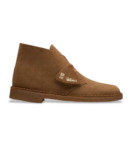 Til mænd. 26155481 Ørkenbrune læderstøvler (43), Fast, Ruskind, Blonder, Casual - Clarks - Modalova