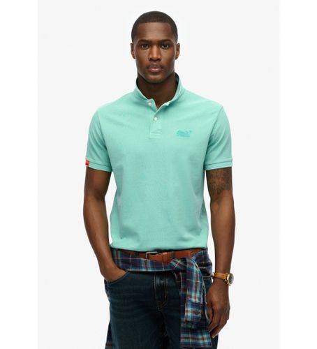 Til mænd. M1110439A Vintage Destroy polo shirt (M), Casual, Bomuld, Korte ærmer - Superdry - Modalova