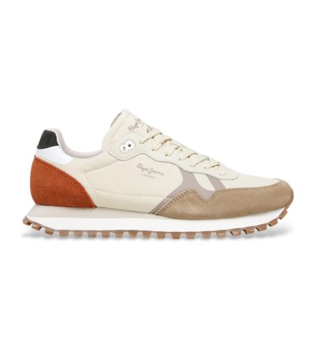 Til mænd. PMS40034 Brti-On Master tøfler i (46), Fast, Ruskind, Blonder, Casual - Pepe Jeans - Modalova