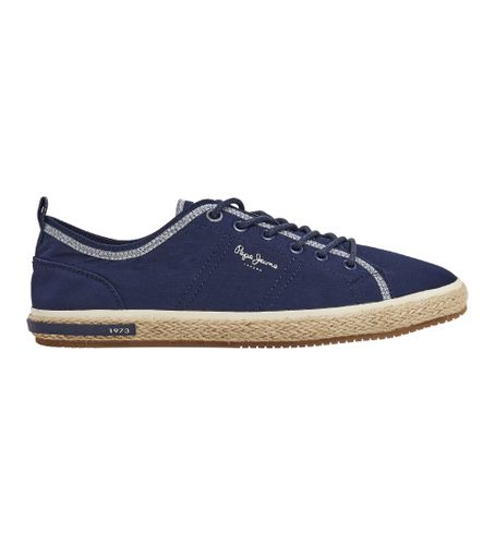 Til mænd. PMS10321 Træningssko Samoa Smart navy (43), Stof, Fast, Blonder, Casual - Pepe Jeans - Modalova
