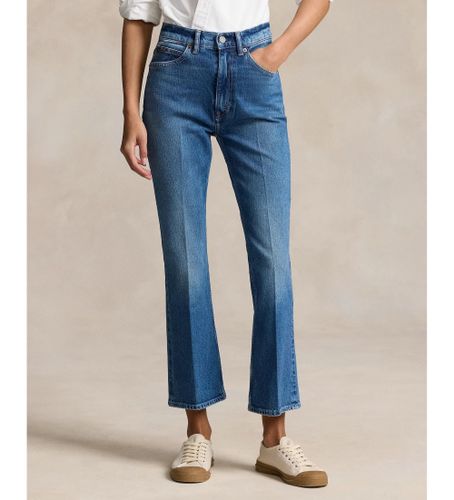 Til kvinder. 211890140001 cropped bell bottom-jeans (25/32), Casual, Bomuld, Denim - Polo Ralph Lauren - Modalova
