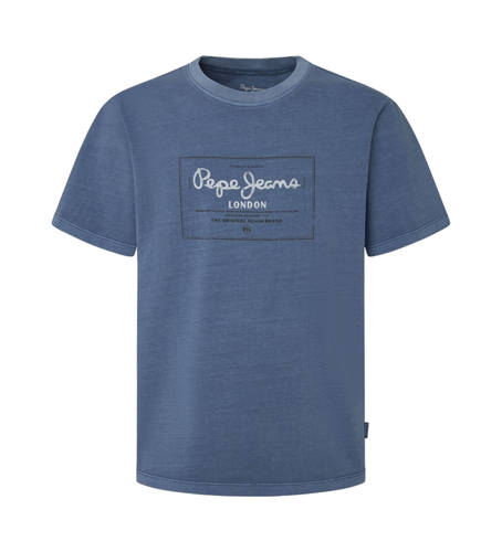 Til mænd. PM509650 Simon T-shirt (L), Casual, Korte ærmer, Økologisk bomuld, Bæredygtig - Pepe Jeans - Modalova