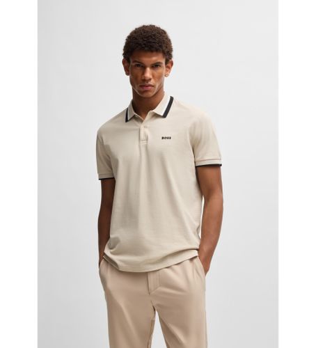 Til mænd. 50538101 Paddy active poloshirt med kontrastfarvede striber (XS), Casual, Bomuld, Korte ærmer - BOSS - Modalova