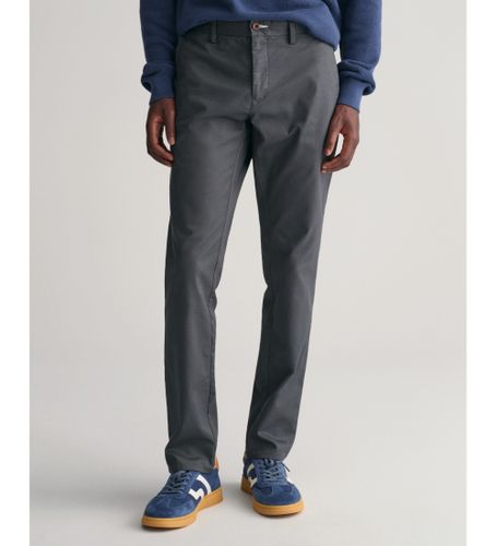 Til mænd. 1505220 Slim Fit Tech Prep Chino-bukser mørkegrå (40/34), Casual, Bomuld - Gant - Modalova