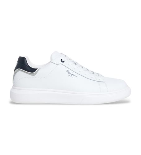 Til mænd. PMS00044 Eaton One lædersko (46), Fast, Blonder, Casual - Pepe Jeans - Modalova