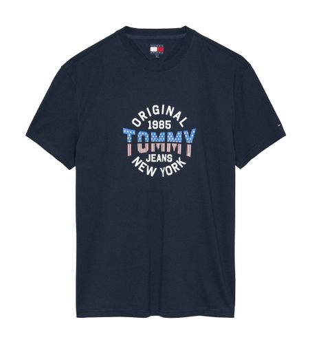 Til mænd. DM0DM21913 Camiseta Circle marino (L), Casual, Bomuld, Korte ærmer - Tommy Jeans - Modalova