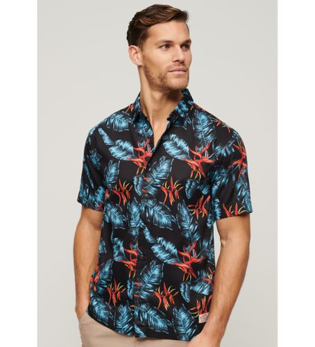 Til mænd. M4010353A Hawaii-skjorte i (L), Casual, Modal, Korte ærmer - Superdry - Modalova