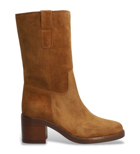 Til kvinder. 553011 Dakota brune læderstøvler (36), 3-5 cm, Lynlås, Casual - Alpe - Modalova