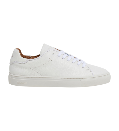 Til mænd. HMS21374 Icon Minimal lædersko (44), Fast, Blonder, Casual - Hackett London - Modalova