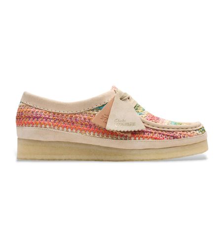 Til kvinder. 26180170 Wallabee flerfarvede sko (38), Stof, 1-3 cm, Blonder, Casual - Clarks - Modalova