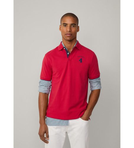 Til mænd. HM563414 Heritage poloshirt med klassisk pasform (S), , Casual, Bomuld, Korte ærmer - Hackett London - Modalova