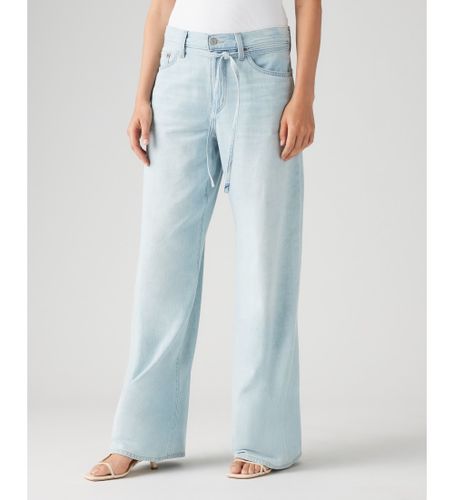 Til kvinder. A8701-0008 Jeans XL Straight Linen+ Denim (25/29), Casual, Bomuld - Levi's - Modalova