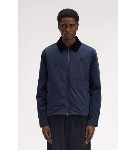 Til mænd. J8535 Caban-jakken i navy (S), , Casual, Bomuld - Fred Perry - Modalova
