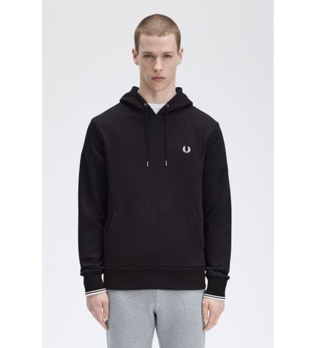 Til mænd. M2643 Sweatshirt med hætte og piping (XXL), Casual, Bomuld - Fred Perry - Modalova