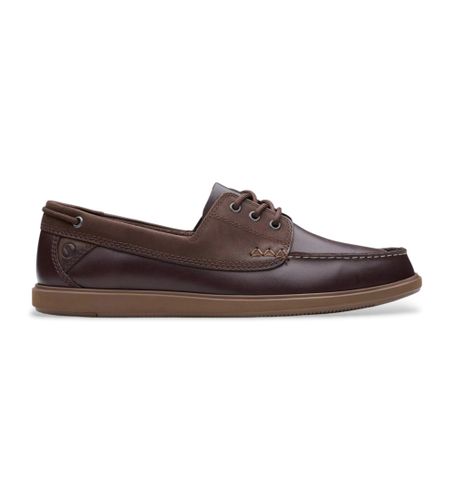Til mænd. 26181271 Bratton Boat brune lædersko (40), Fast, Blonder, Casual - Clarks - Modalova