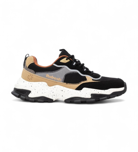 Til kvinder. 17310406-NEGRO Træningssko 173104 (37), 3-5 cm, Blonder, Casual - Refresh - Modalova
