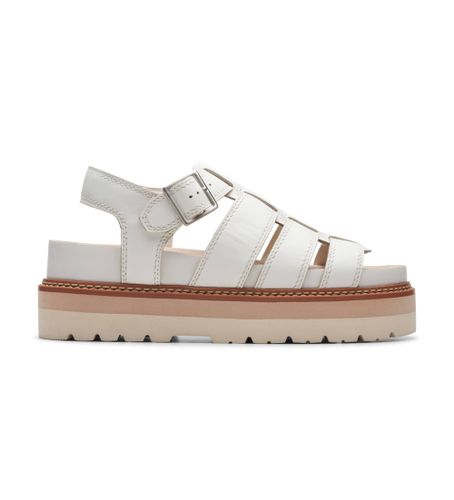 Til kvinder. 26176318 Orianna Twist-sandaler i , hvide (37), 3-5 cm, Spænder, Casual - Clarks - Modalova