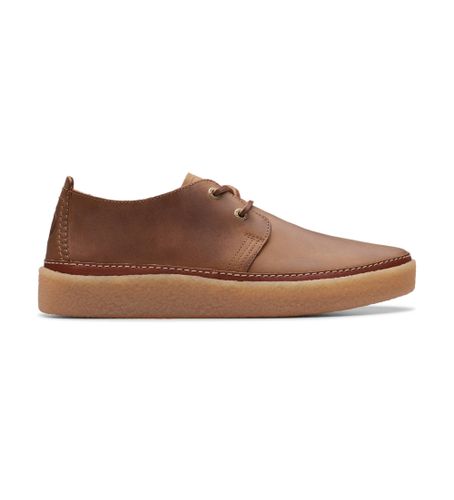 Til mænd. 26176866 Clarkwood Low brune lædersko (44), Fast, Blonder, Casual - Clarks - Modalova