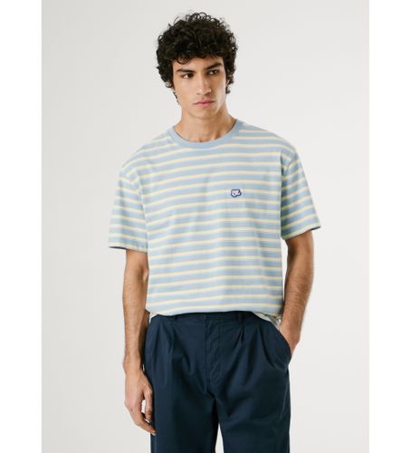 Til mænd. PM509963 Tark T-shirt (L), Casual, Bomuld, Korte ærmer - Pepe Jeans - Modalova