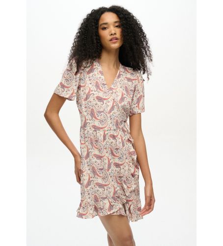Til kvinder. W8011877A SS printet mini cross over-kjole (M), Casual, Viscose, Korte ærmer - Superdry - Modalova