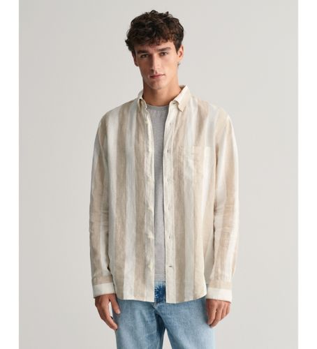 Til mænd. 3240080 Regular Fit hørskjorte med dristige striber (XL), Casual, Linned, Lange ærmer - Gant - Modalova