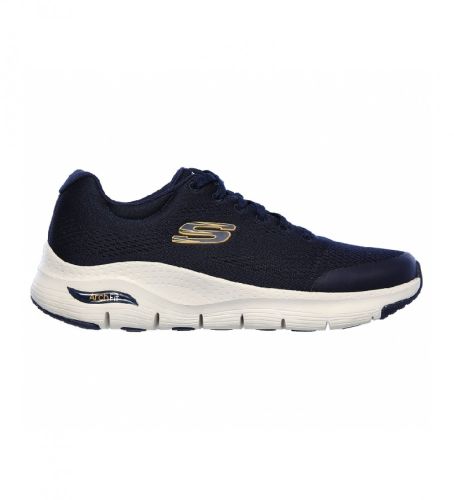 Til mænd. 232040 Sko med buetilpasning marino (44), Stof, Fast, 3-5 cm, Blonder, Sport - Skechers - Modalova