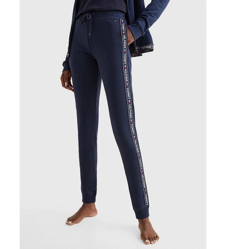 Til kvinder. UW0UW00564 Træningsbukser HWK navy (XS), Casual, Afslappet, Sport, Bomuld, Sportstøj, Multisport, Polyester - Tommy Hilfiger - Modalova