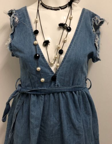 ROBE EN JEAN FEMME T- M - Label Emmaus - Modalova