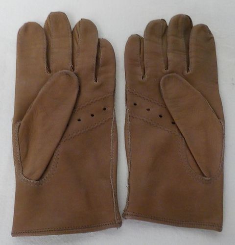 Paire de gants taille XXS en cuir de veau - Label Emmaus - Modalova