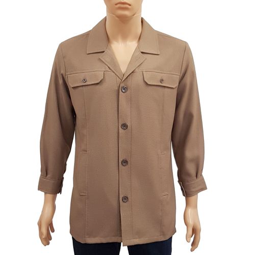 Veste chemise vintage T L beige unisexe - non prcis - Modalova