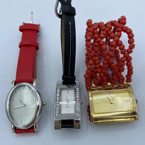 Lot 3 montres quartz - Noir et - Label Emmaus - Modalova