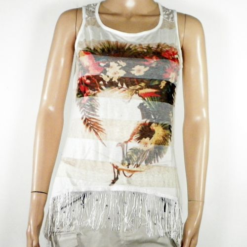 Dbardeur Femme Ecru DI&A T S/M - Label Emmaus - Modalova