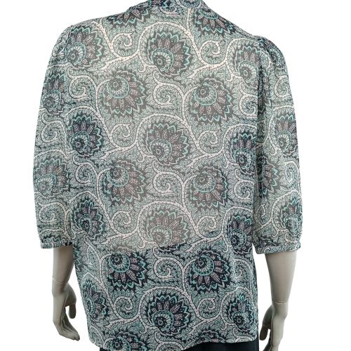 Chemisier de la marque manches longues de couleur meraude taille XL (42) - morgan de toi - Modalova