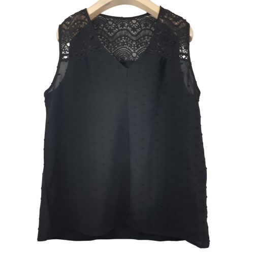 Shein - top noir 100% - taille L - Label Emmaus - Modalova