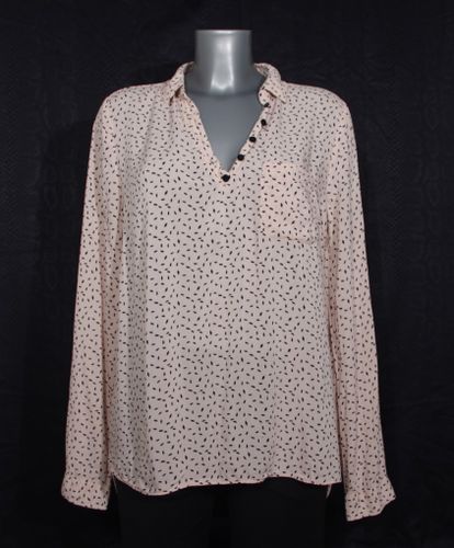  Chemisier - 42- pale motifs noirs encolure boutonne  - urban by gmo - Modalova