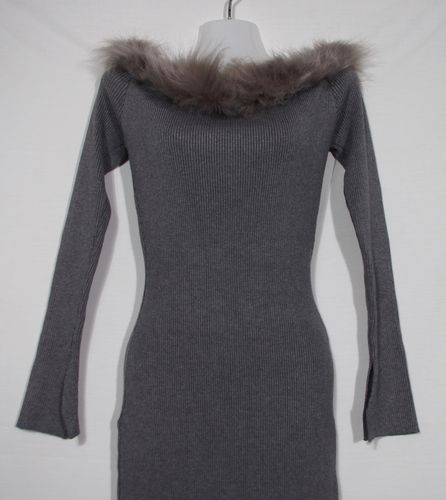 Robe maille prs du corps souris - 38 - non renseigne - Modalova