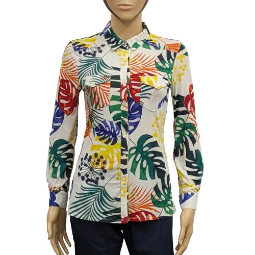 Chemise Blouse T S Tunique en maille jersey imprim floral - d.n.a couture - Modalova