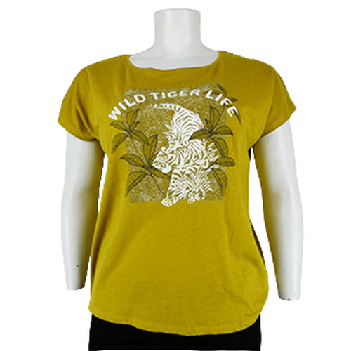 T-shirt imprim "Wild Tiger Life" - Taille XL - in extenso - Modalova