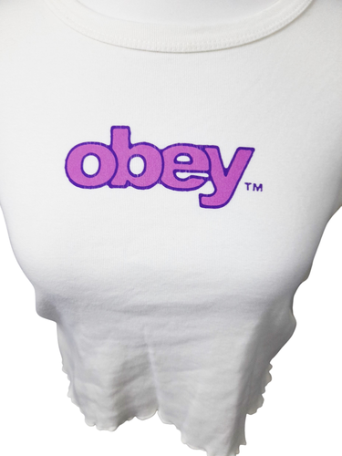 T.shirt OBEY blanc coton - Taille S - obey - Modalova